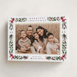 "Sparkly Bows" - Holiday Cards in Winter by Makewells - Folded Card