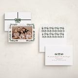 "Sparkly Bows" - Holiday Cards in Forest by Makewells - Assembled