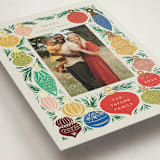 "Ornament Tree Frame" - Holiday Cards in Sand by Alethea and Ruth - Detail