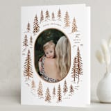 "Winter Forest" - Holiday Cards in Winter by Yuliya Evseeva - Folded Card