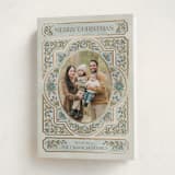 "Gilded Christmas" - Holiday Cards in Juniper by Paper Sun Studio - Folded Card