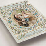 "Gilded Christmas" - Holiday Cards in Juniper by Paper Sun Studio - Detail