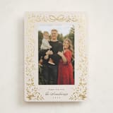 "Glittering Garland" - Holiday Cards in Buttercream by Kate Ahn - Front