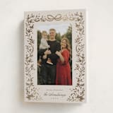 "Glittering Garland" - Holiday Cards in Buttercream by Kate Ahn - Folded Card