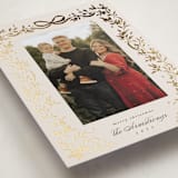 "Glittering Garland" - Holiday Cards in Buttercream by Kate Ahn - Detail