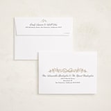 "Glittering Garland" - Holiday Cards in Buttercream by Kate Ahn - FREE Recipient Addressing