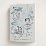 "baubles and bows" - Holiday Cards in Snowball by Paper Sun Studio - Folded Card