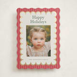 "Charm" - Holiday Cards in Cherry by Nicoletta Savod - Front