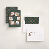 "Wreath" - Holiday Cards in Forest by Leah Bisch - Assembled