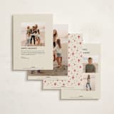 "Laughing All the Way" - Holiday Cards in Reindeer Nose by Erin German - Back of Card Options