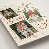 "Laughing All the Way" - Holiday Cards in Reindeer Nose by Erin German - Detail