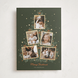 "Christmas tree collage" - Holiday Cards in Pine Needle by Cass Loh - Front