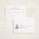 "Christmas tree collage" - Holiday Cards in Pine Needle by Cass Loh - FREE Recipient Addressing