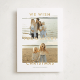 "Merry Days" - Holiday Cards in Blizzard by Wildfield Paper Co - Front