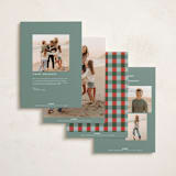 "Merry Days" - Holiday Cards in Blizzard by Wildfield Paper Co - Back of Card Options