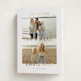 "Merry Days" - Holiday Cards in Blizzard by Wildfield Paper Co - Folded Card