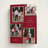 "Simply Framed" - Holiday Cards in Poinsettia by Stacey Meacham - Folded Card