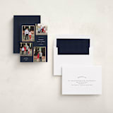 "Simply Framed" - Holiday Cards in Navy by Stacey Meacham - Assembled