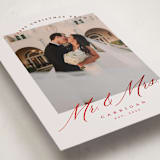 "MR. AND MRS." - Holiday Cards in Tinsel by Pink House Press - Detail