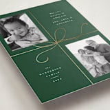 "Bow Two" - Holiday Cards in Holly by Emily Betts - Detail