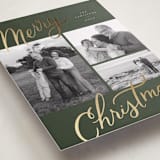 "Christmas Memories" - Holiday Cards in Forest by Wildfield Paper Co - Detail