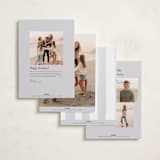 "Sophisticate" - Holiday Cards in Cherry by Nicoletta Savod - Back of Card Options