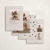 "Vintage Confetti" - Holiday Cards in Ivory by Katie Zimpel - Back of Card Options