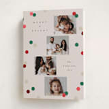 "Vintage Confetti" - Holiday Cards in Ivory by Katie Zimpel - Folded Card