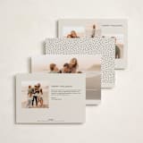 "Gilded Lettering" - Holiday Cards in Snowfall by Design Lotus - Back of Card Options