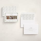 "Laurel Garland" - Holiday Cards in Snow by Everett Paper Goods - Assembled