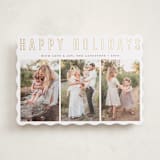 "Triple Happiness" - Holiday Cards in Snow by Juliana Zimmermann - Front
