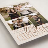 "Elegant Three" - Holiday Cards in Sourdough by Brianne Larsen - Detail