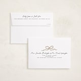 "Shimmering bow tie" - Holiday Cards in Vanilla by Creo Study - FREE Recipient Addressing