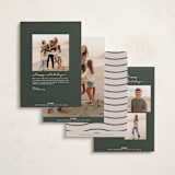 "so merry waved" - Holiday Cards in Forest by Kristen Knechtel - Back of Card Options