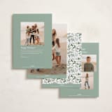 "Natural Holiday" - Holiday Cards in Snow by Susan Moyal - Back of Card Options