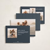 "Sparkly Stack" - Holiday Cards in Twilight by Makewells - Back of Card Options