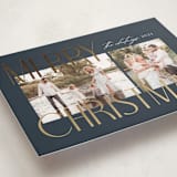 "Sparkly Stack" - Holiday Cards in Twilight by Makewells - Detail