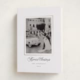 "Classic Gold Frame" - Holiday Cards in Snow by Brandy Folse - Folded Card