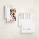"Modern Simplicity" - Holiday Cards in Snowflake by Angela Thompson - Assembled