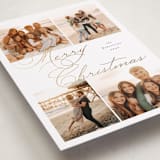 "Merry Four" - Holiday Cards in Snow by Emily Betts - Detail