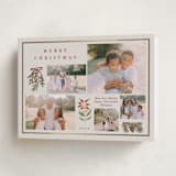 "Classic Bough" - Holiday Cards in Eggnog by Amy Kross - Folded Card