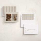"Joyful Den" - Holiday Cards in Linen by Ana Sharpe - Assembled