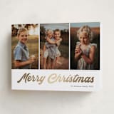 "Brilliant Shine" - Holiday Cards in Snow by Alicia Schultz - Folded Card