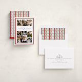 "Formal Holly" - Holiday Cards in Santa Suit by Everett Paper Goods - Assembled