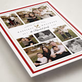 "Formal Holly" - Holiday Cards in Santa Suit by Everett Paper Goods - Detail