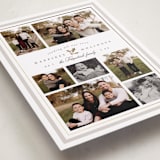 "Formal Holly" - Holiday Cards in Fog by Everett Paper Goods - Detail