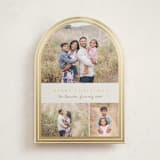"Arch Border" - Holiday Cards in Cookie Dough by Brianne Larsen - Front