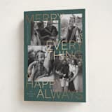 "Merry Everything" - Holiday Cards in Evergreen by Inkblot Design - Folded Card