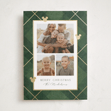 "Disney Mickey's Tartan Plaid" - Holiday Cards in Juniper by Susan Zinader - Front