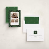 "Disney Mickey's Tartan Plaid" - Holiday Cards in Juniper by Susan Zinader - Assembled